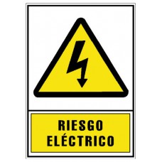 SEÑAL HOMOLOGADA AVISO RIESGO ELECTRICO 210x297MM PVC AMARILLO ARCHIVO2000 6172-03 AM (Espera 4 dias) en Huesoi